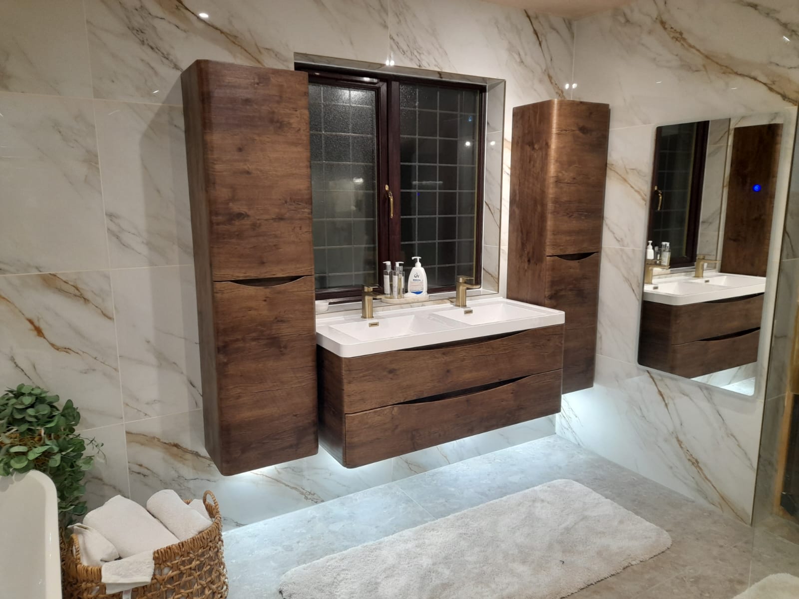 Double Vanity Unit Installation