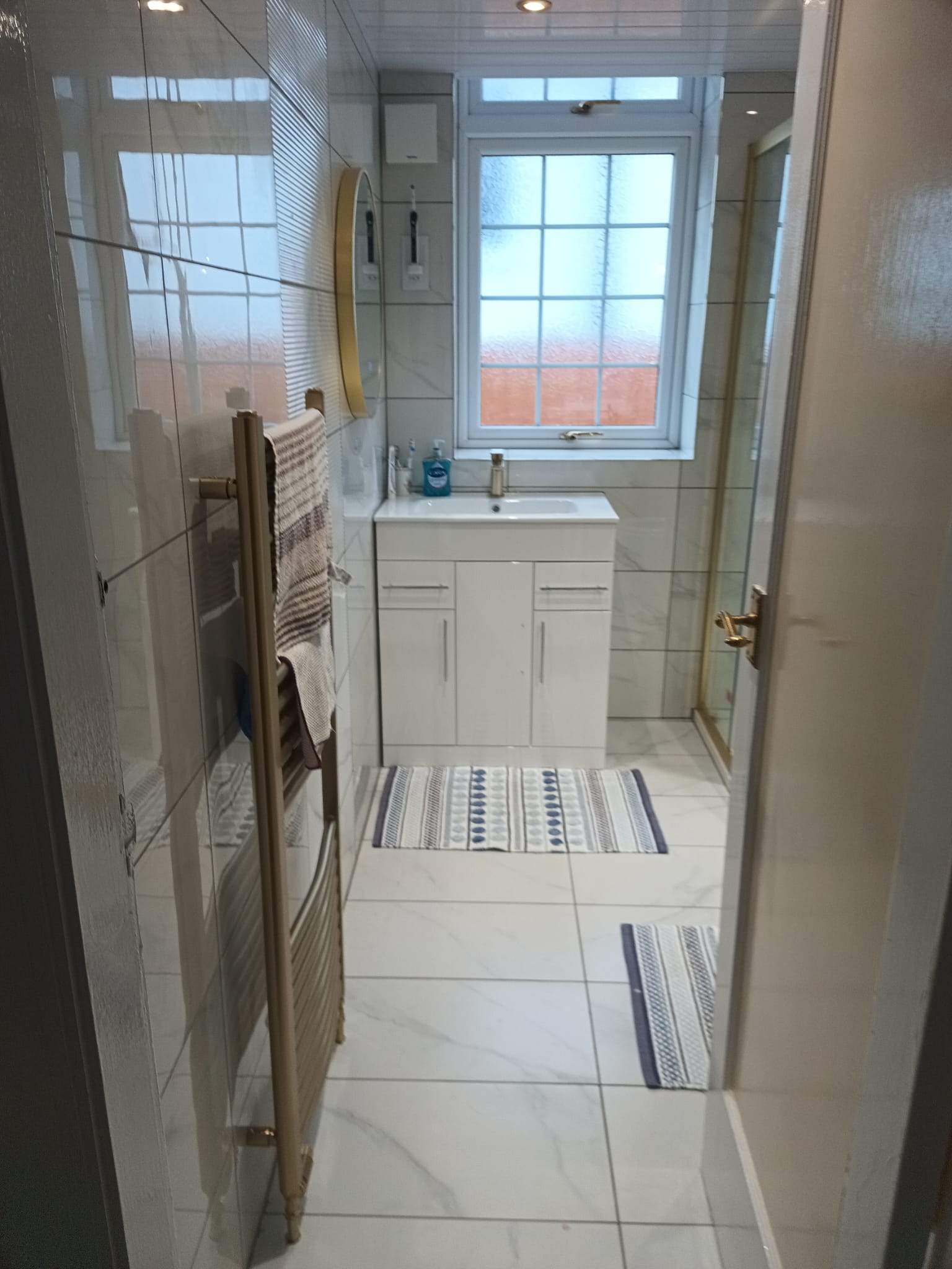 White Vanity Bathroom